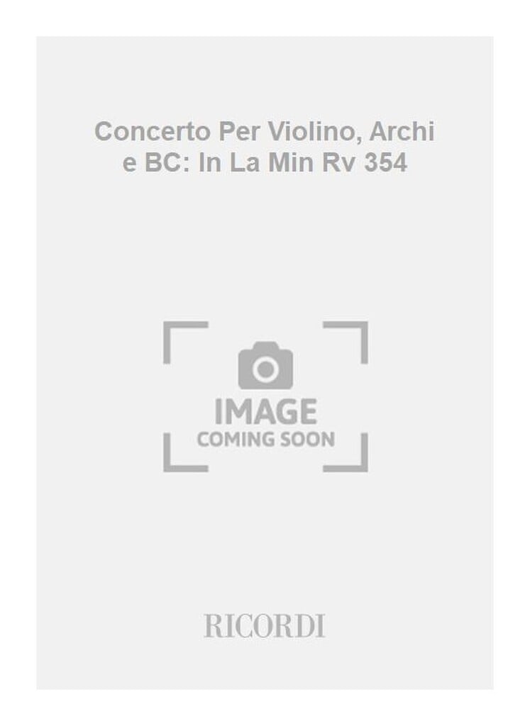 Concerti Per Vl., Archi E B.C.: